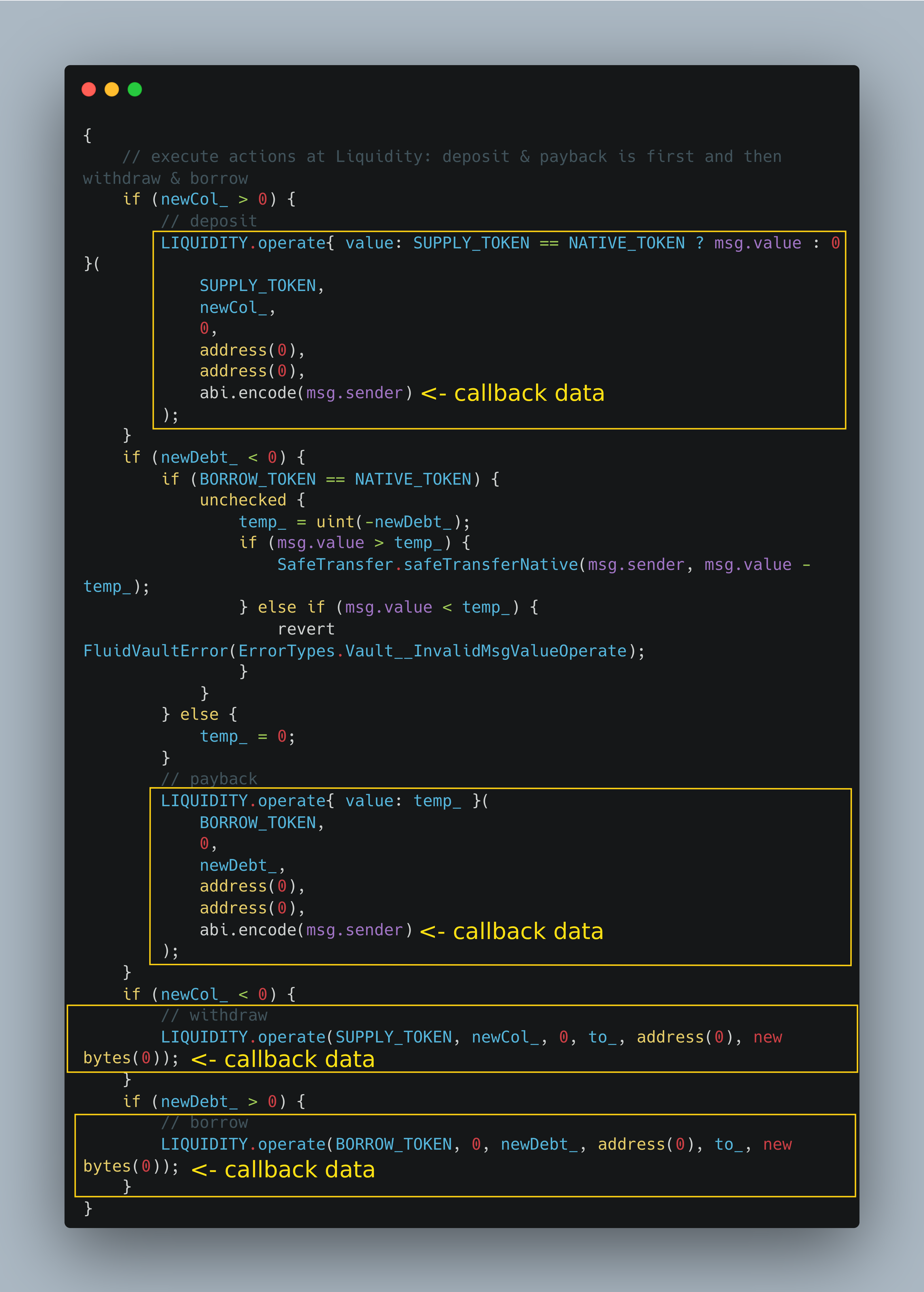 Liquidity layer