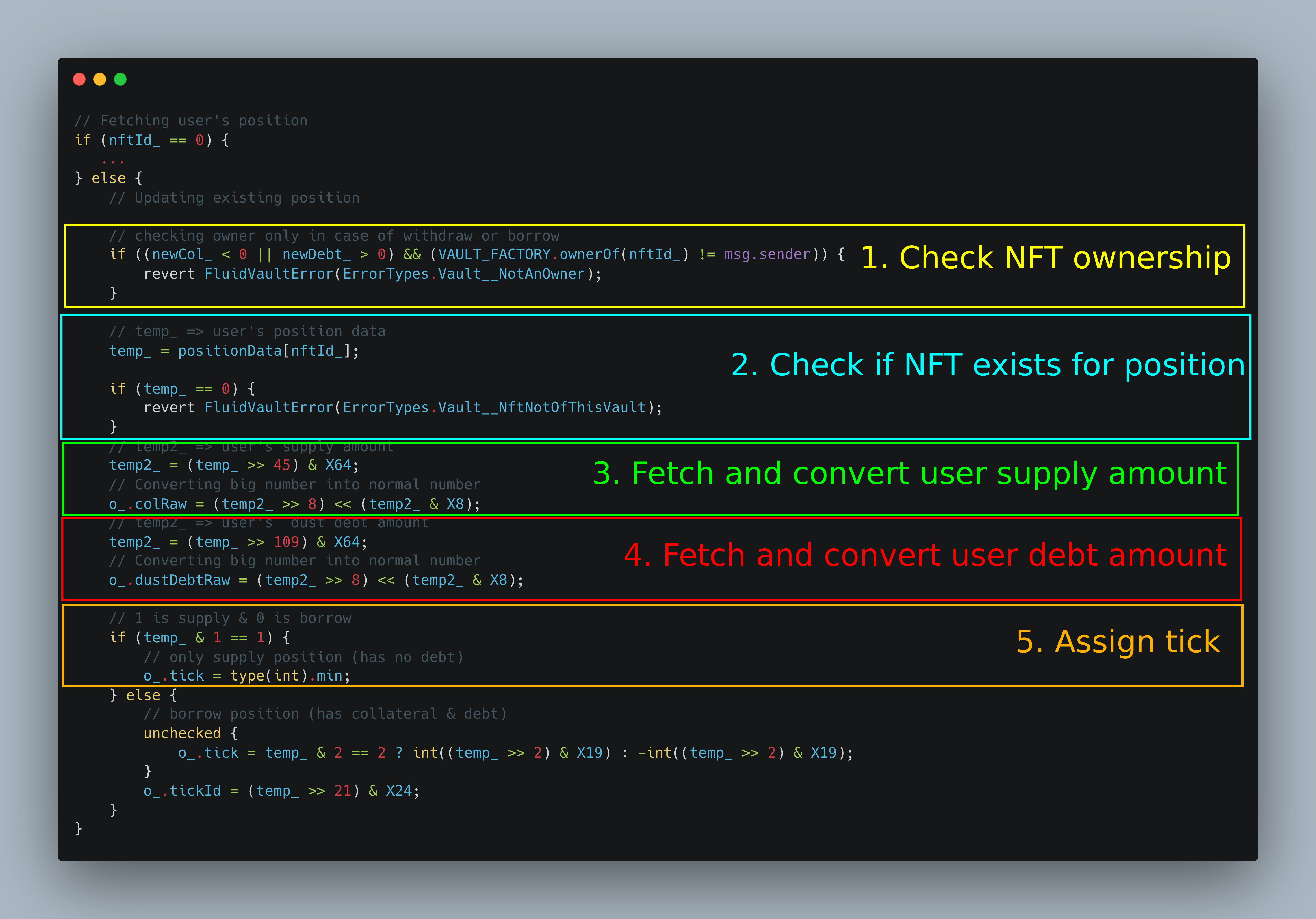 Vault protocol